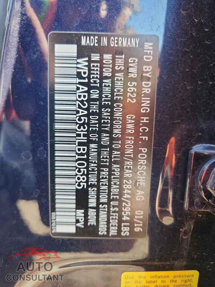 PORSCHE MACAN 2017 - WP1AB2A53HLB10585