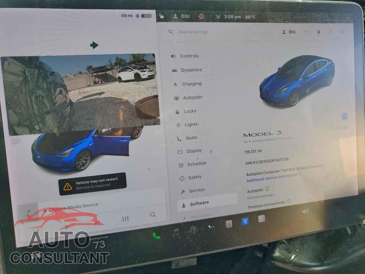 TESLA MODEL 3 2019 - 5YJ3E1EA2KF431739