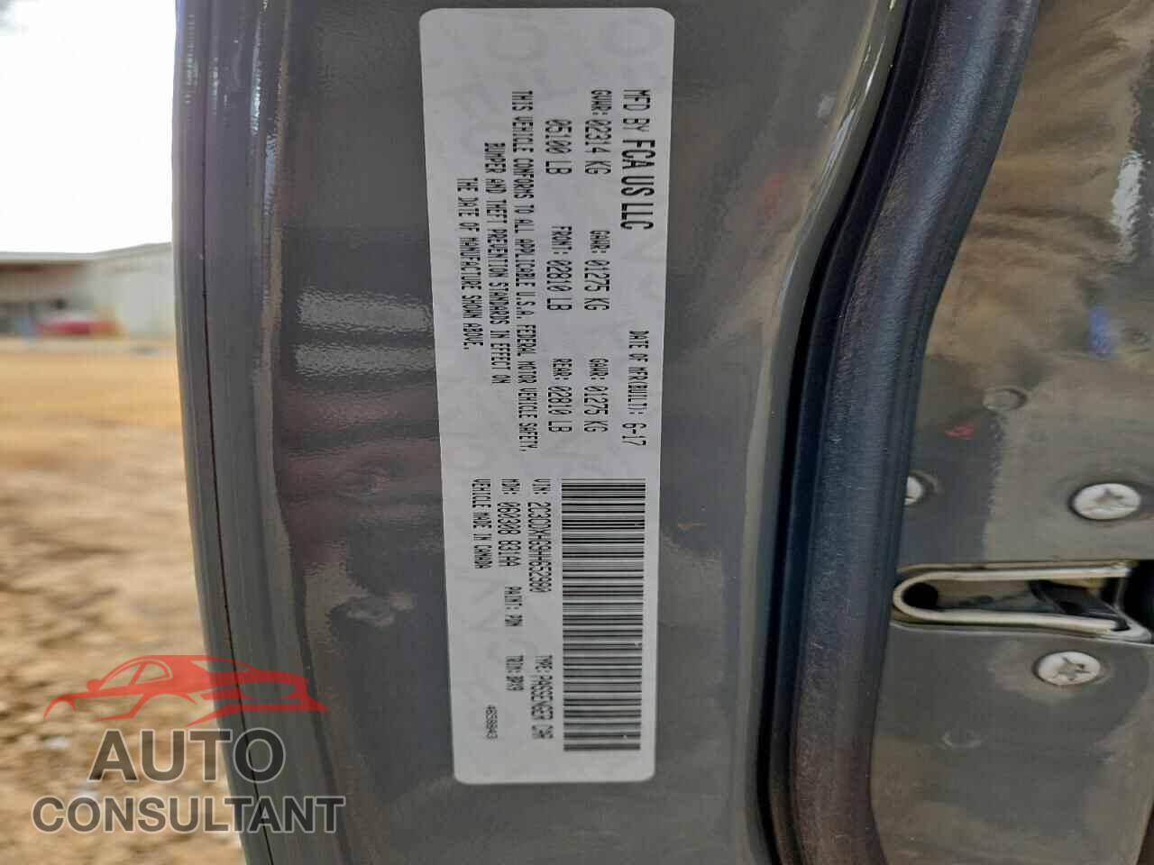 DODGE CHARGER 2017 - 2C3CDXHG9HH652980