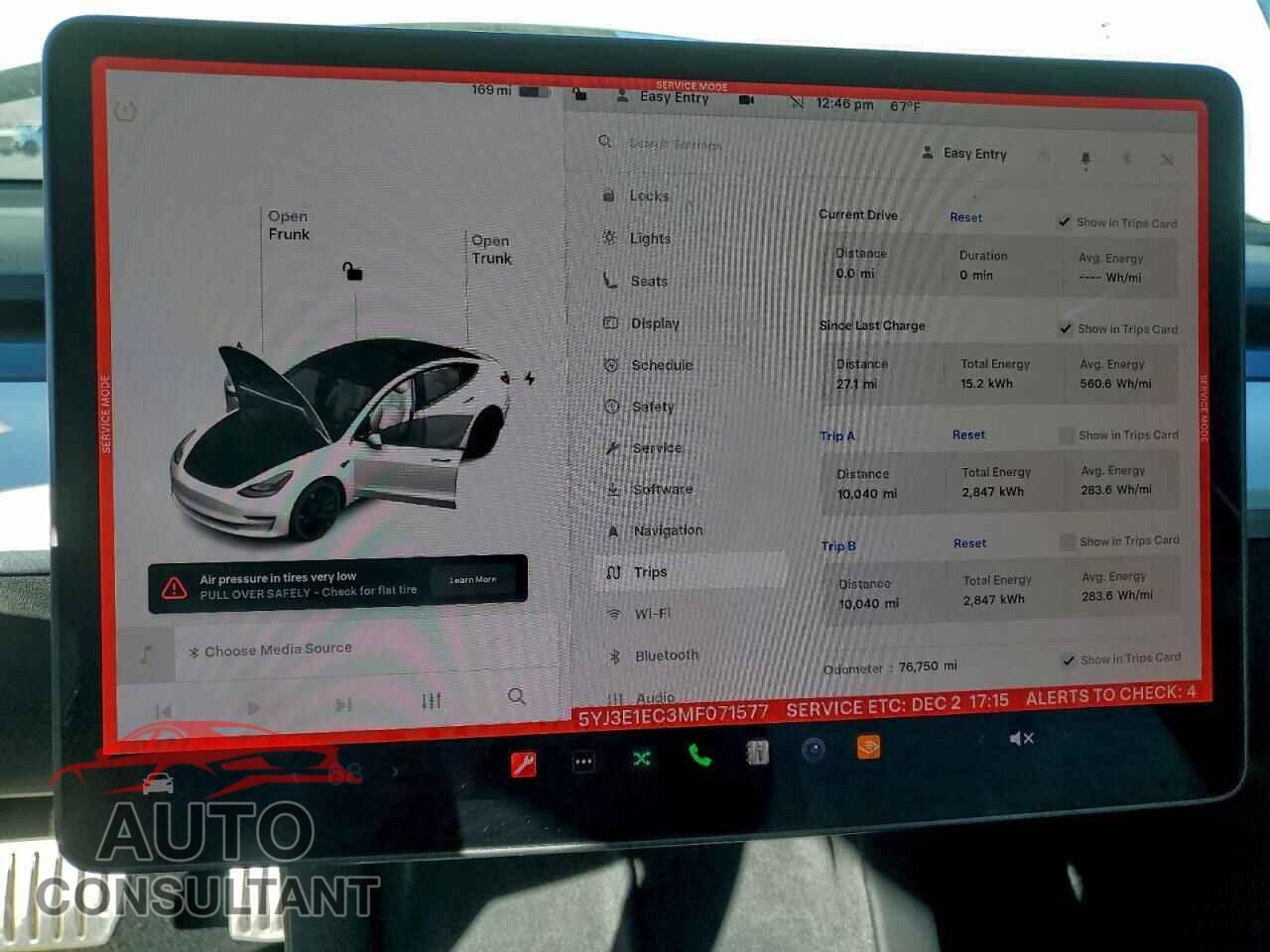 TESLA MODEL 3 2021 - 5YJ3E1EC3MF071577