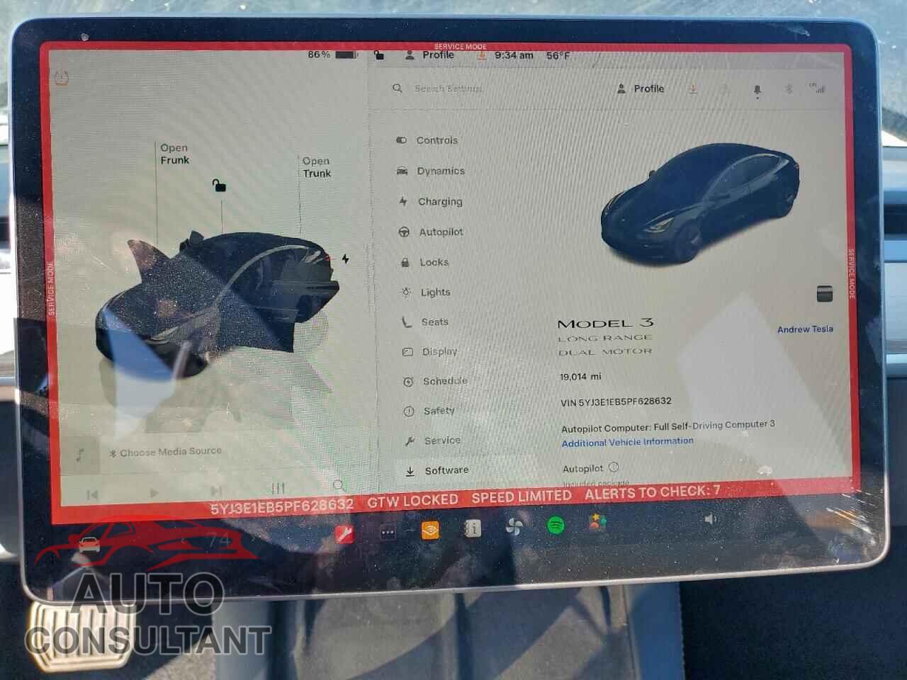 TESLA MODEL 3 2023 - 5YJ3E1EB5PF628632