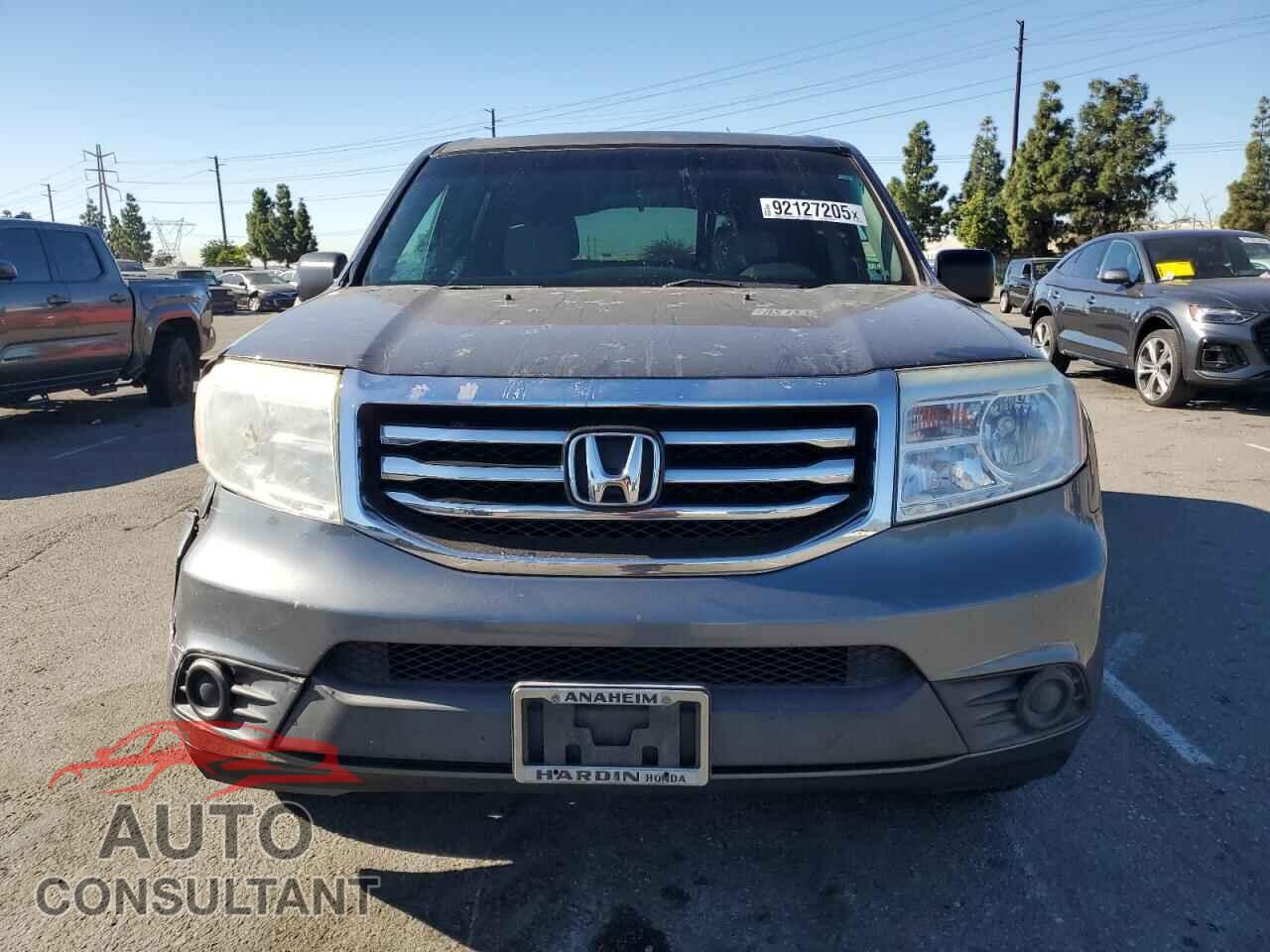 HONDA PILOT 2012 - 5FNYF3H20CB003379