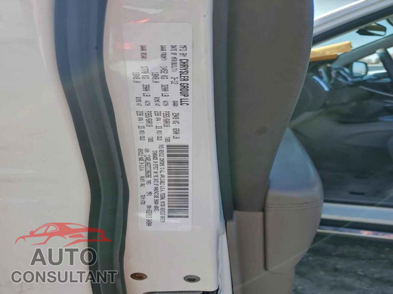 DODGE DURANGO 2012 - 1C4RDJAG2CC286286