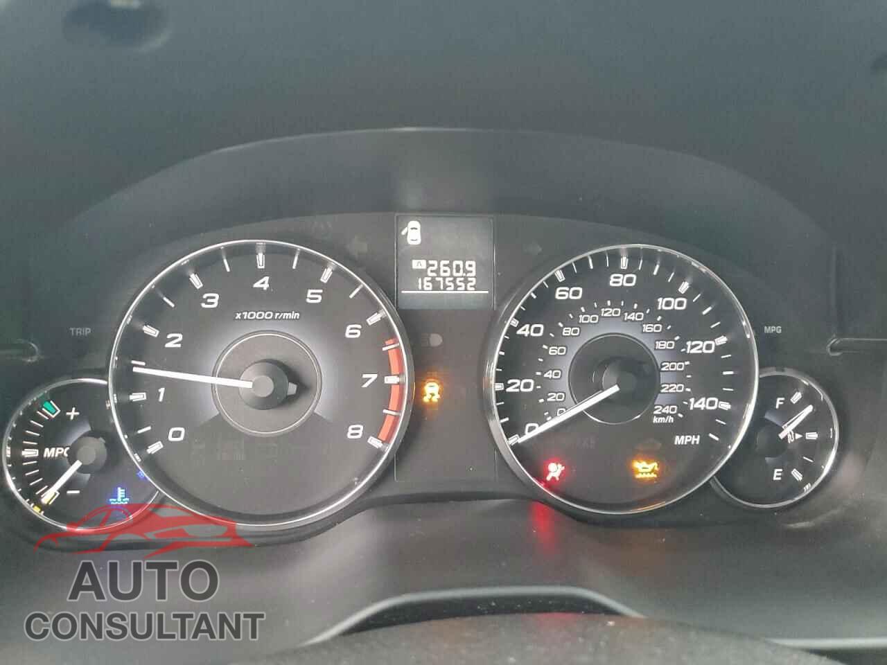 SUBARU LEGACY 2012 - 4S3BMAC69C1016442