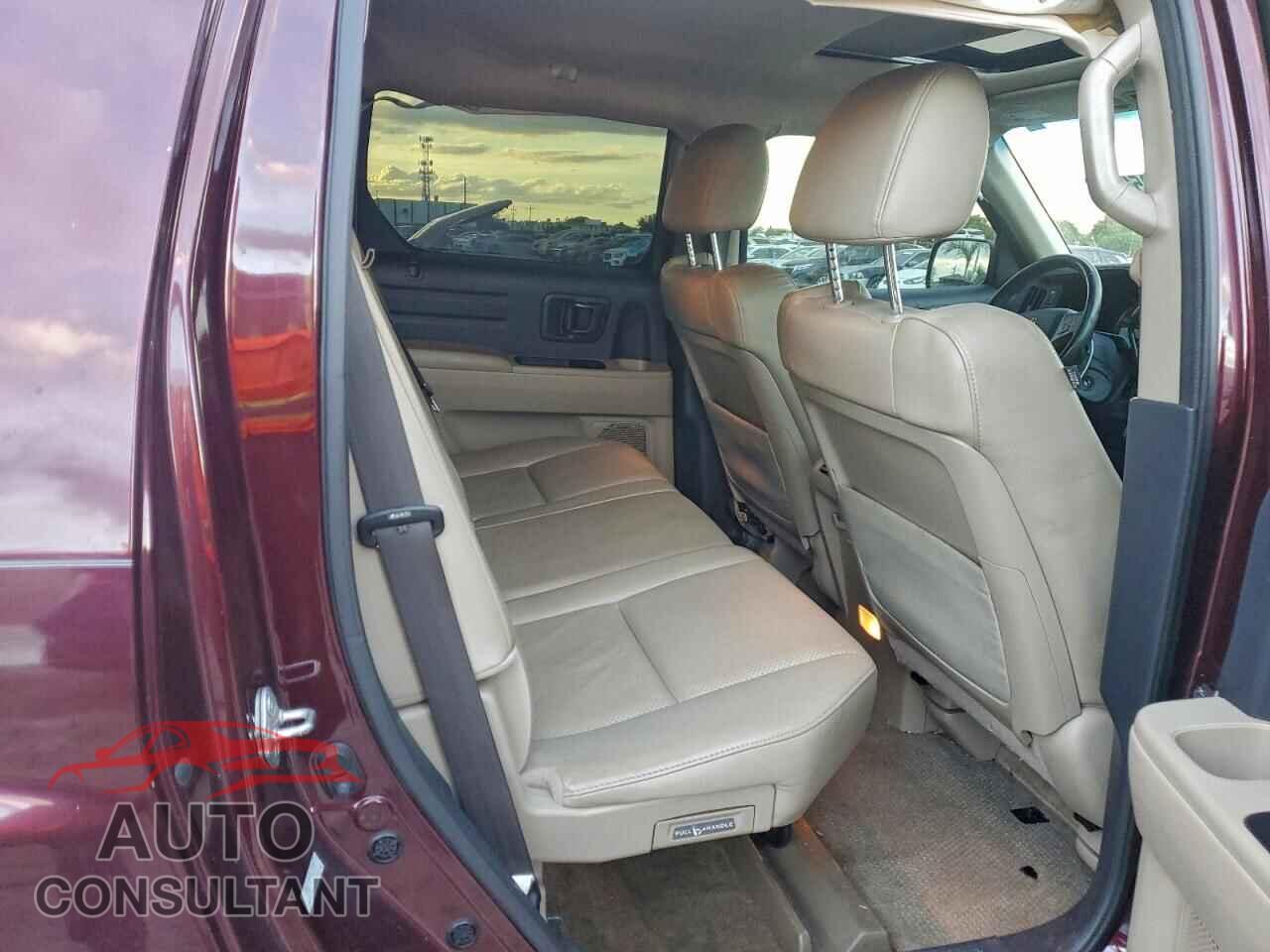HONDA RIDGELINE 2011 - 5FPYK1F50BB005796