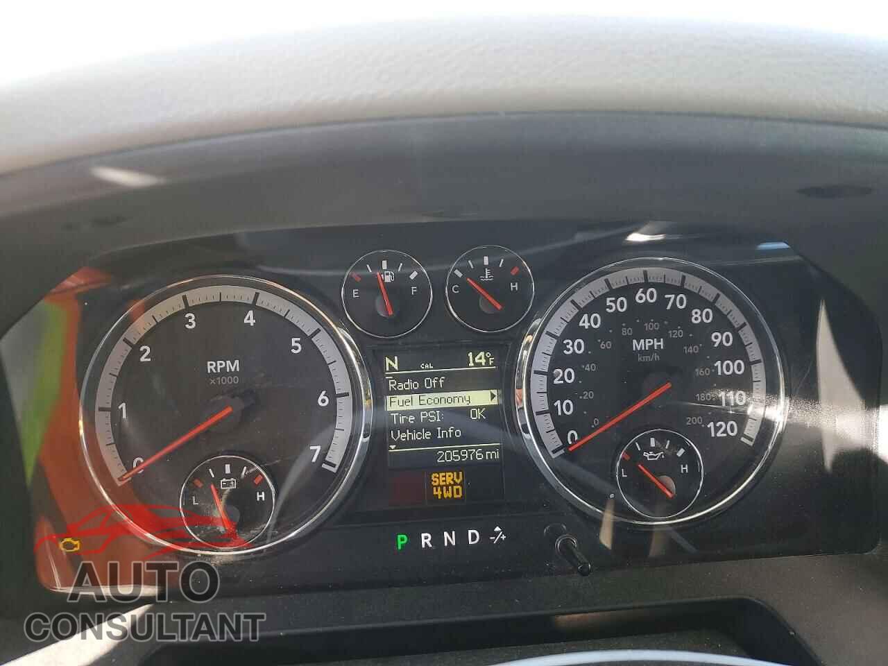 DODGE RAM 1500 2012 - 1C6RD7LT6CS146722
