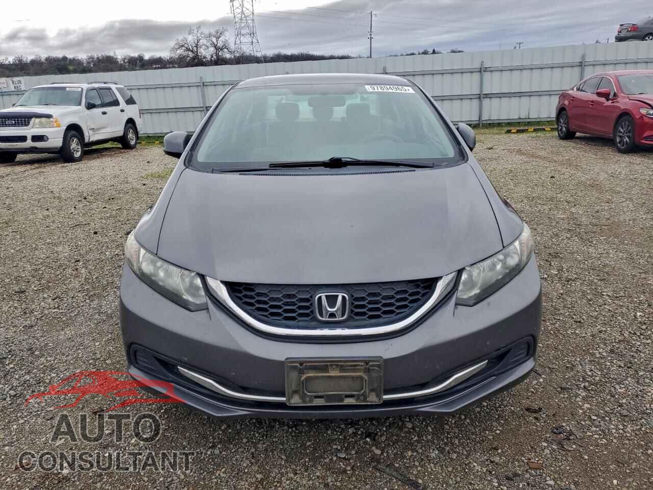 HONDA CIVIC 2013 - 19XFB2F56DE276876