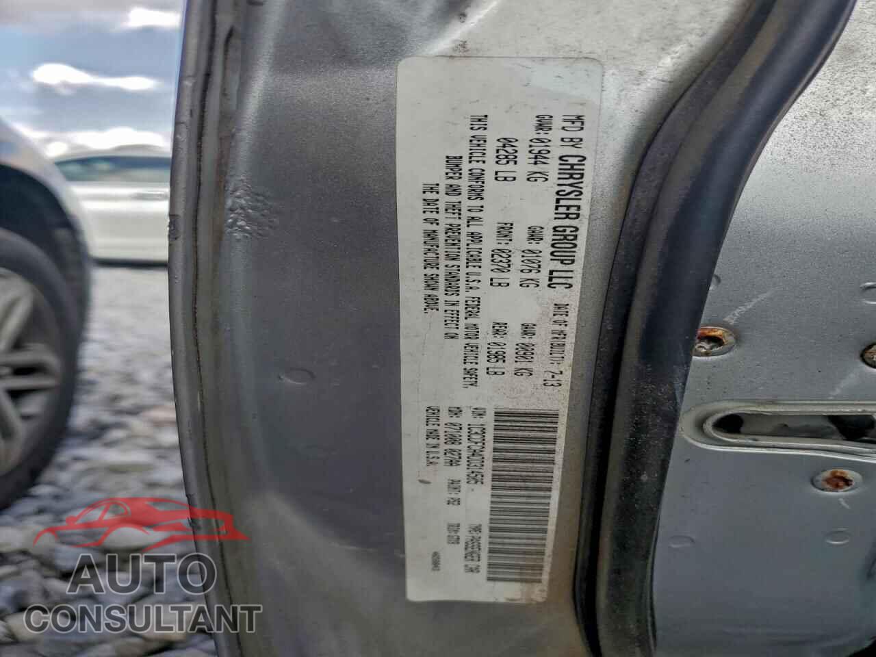 DODGE DART 2013 - 1C3CDFCA4DD314505