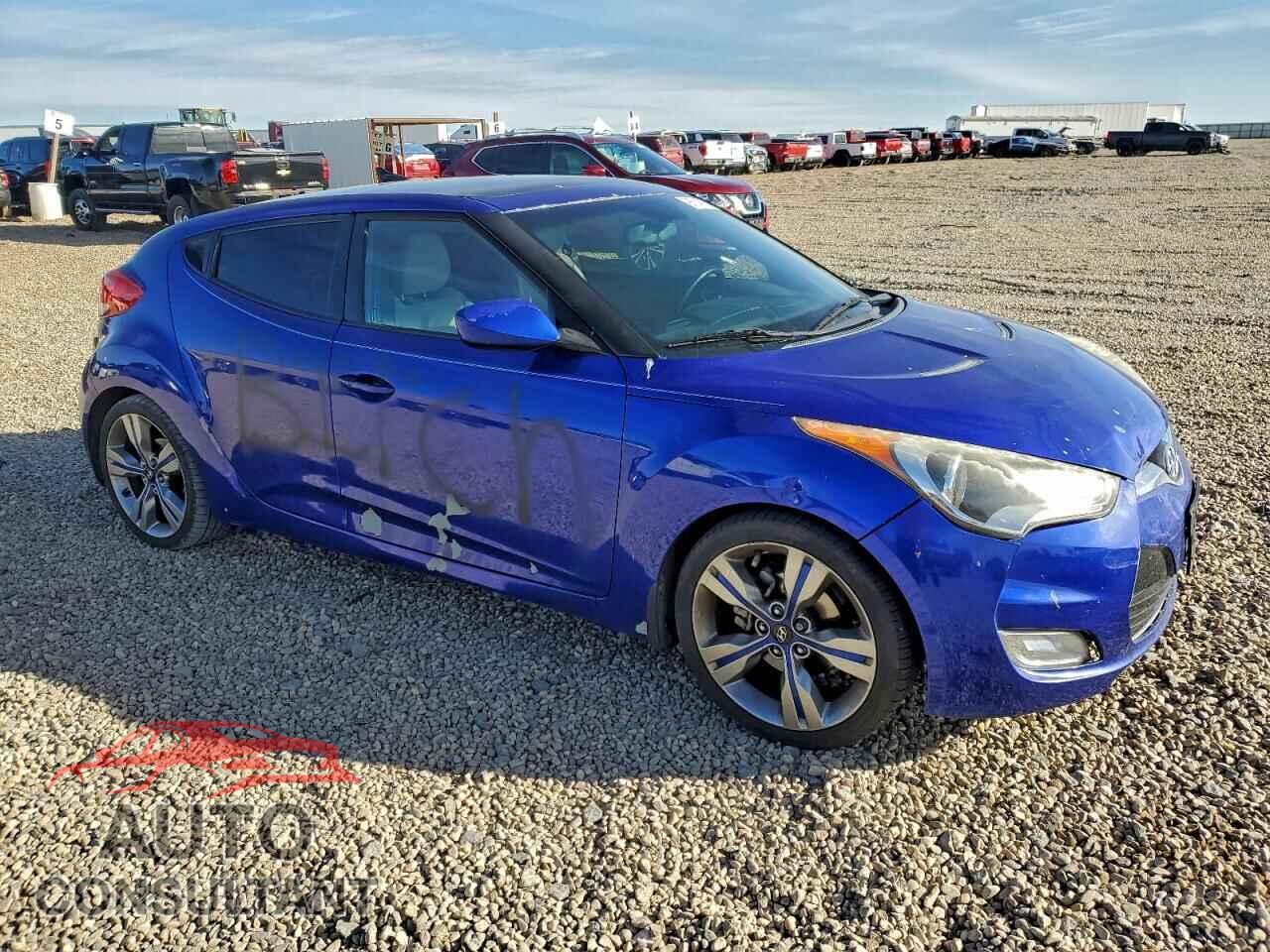 HYUNDAI VELOSTER 2012 - KMHTC6AD1CU076988