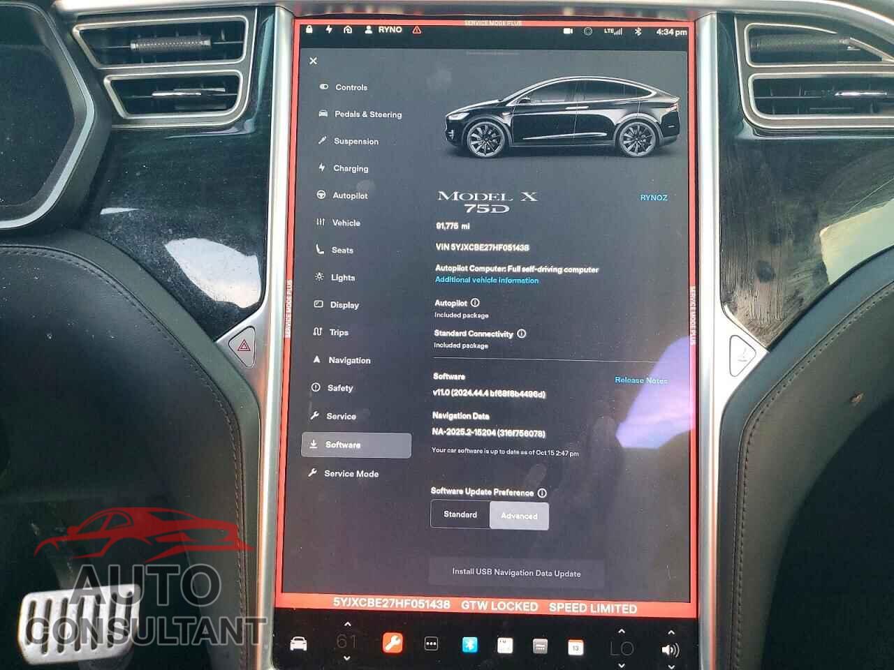 TESLA MODEL X 2017 - 5YJXCBE27HF051438