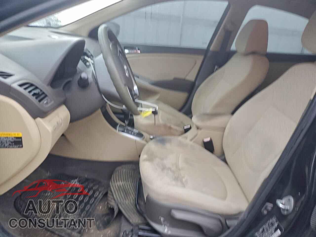HYUNDAI ACCENT 2012 - KMHCU4AE7CU134886