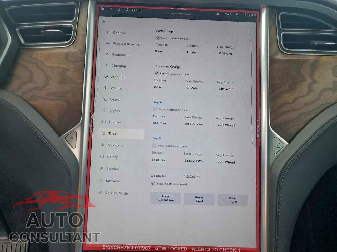 TESLA MODEL X 2016 - 5YJXCBE21GF011967