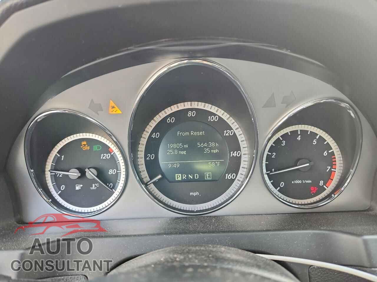 MERCEDES-BENZ C-CLASS 2011 - WDDGF5EBXBR156295
