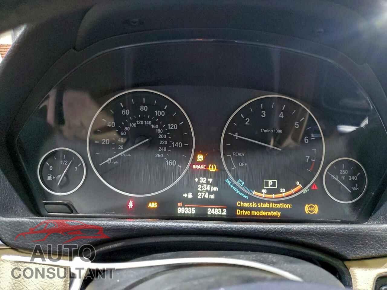 BMW 3 SERIES 2014 - WBA3B3G51ENR83899