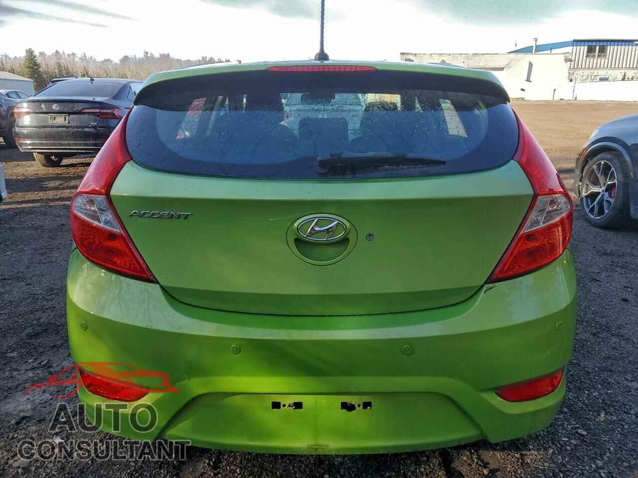 HYUNDAI ACCENT 2012 - KMHCT5AEXCU016372