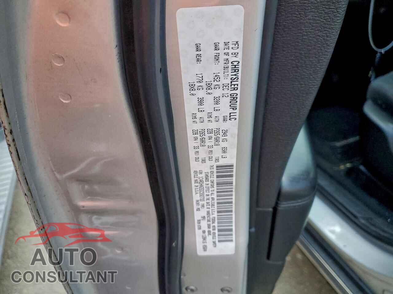 DODGE DURANGO 2013 - 1C4RDHAG5DC592733