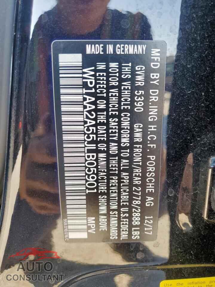 PORSCHE MACAN 2018 - WP1AA2A55JLB05901