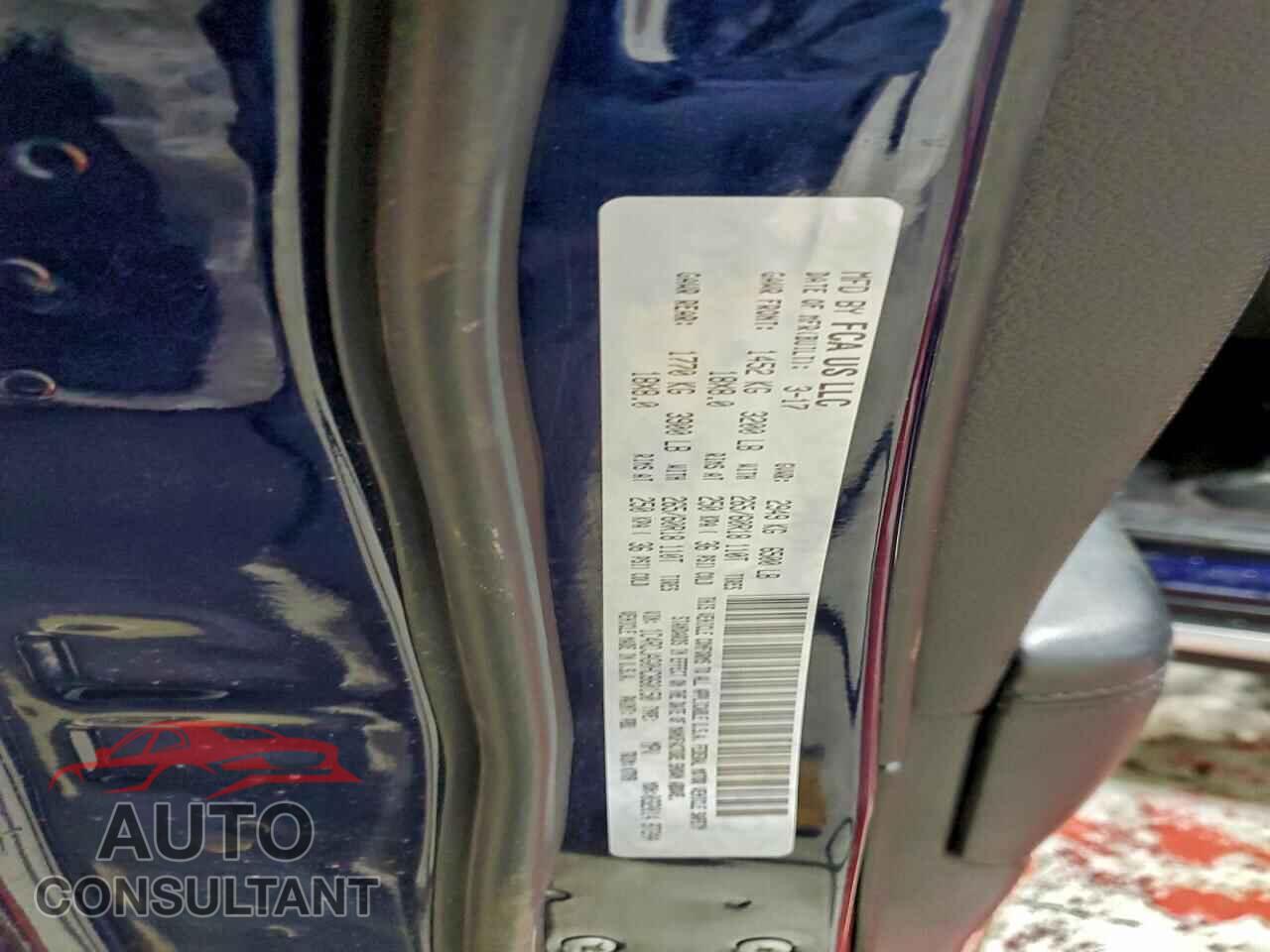DODGE DURANGO 2017 - 1C4RDJAG0HC860150