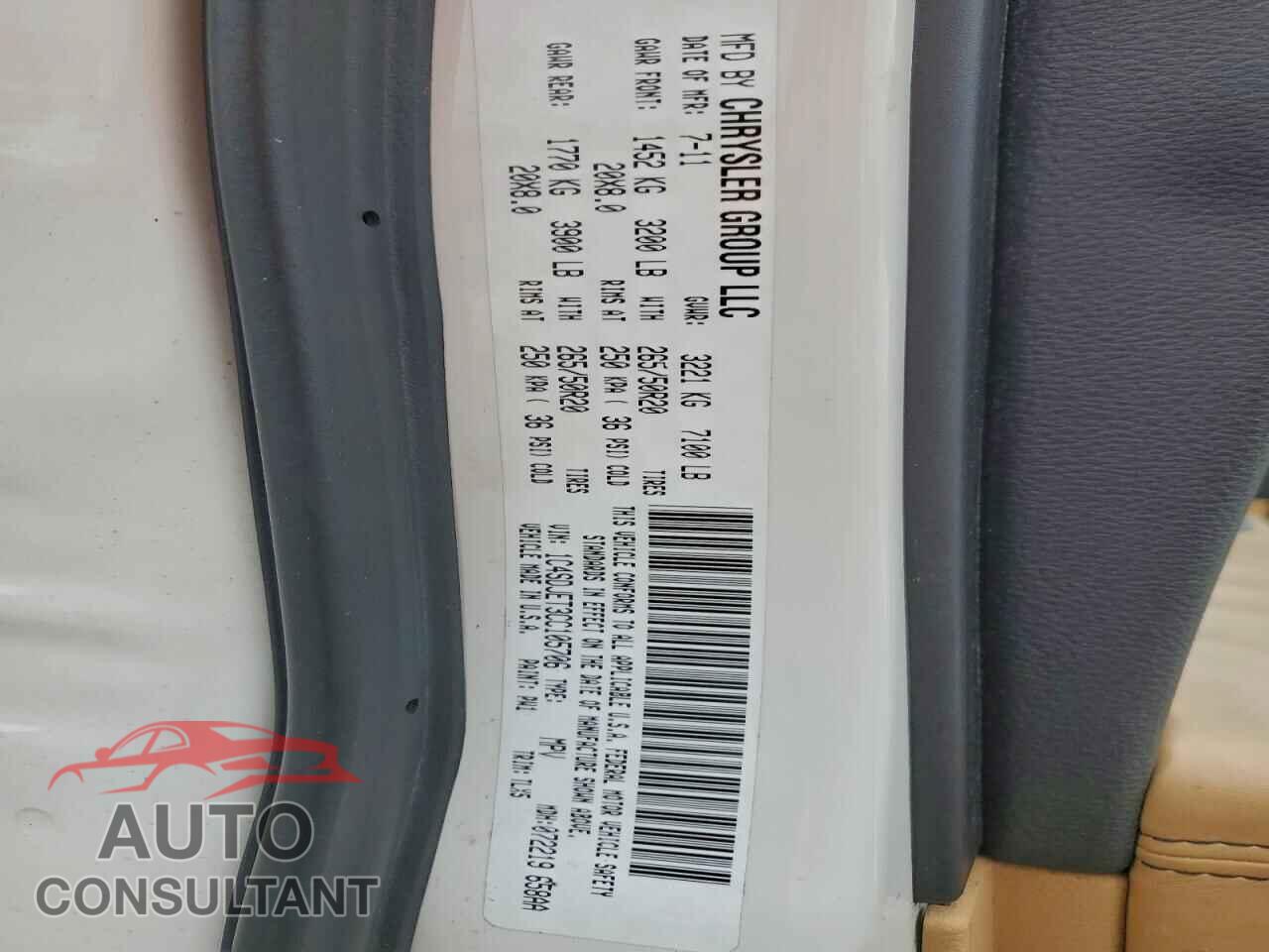 DODGE DURANGO 2012 - 1C4SDJET3CC105706