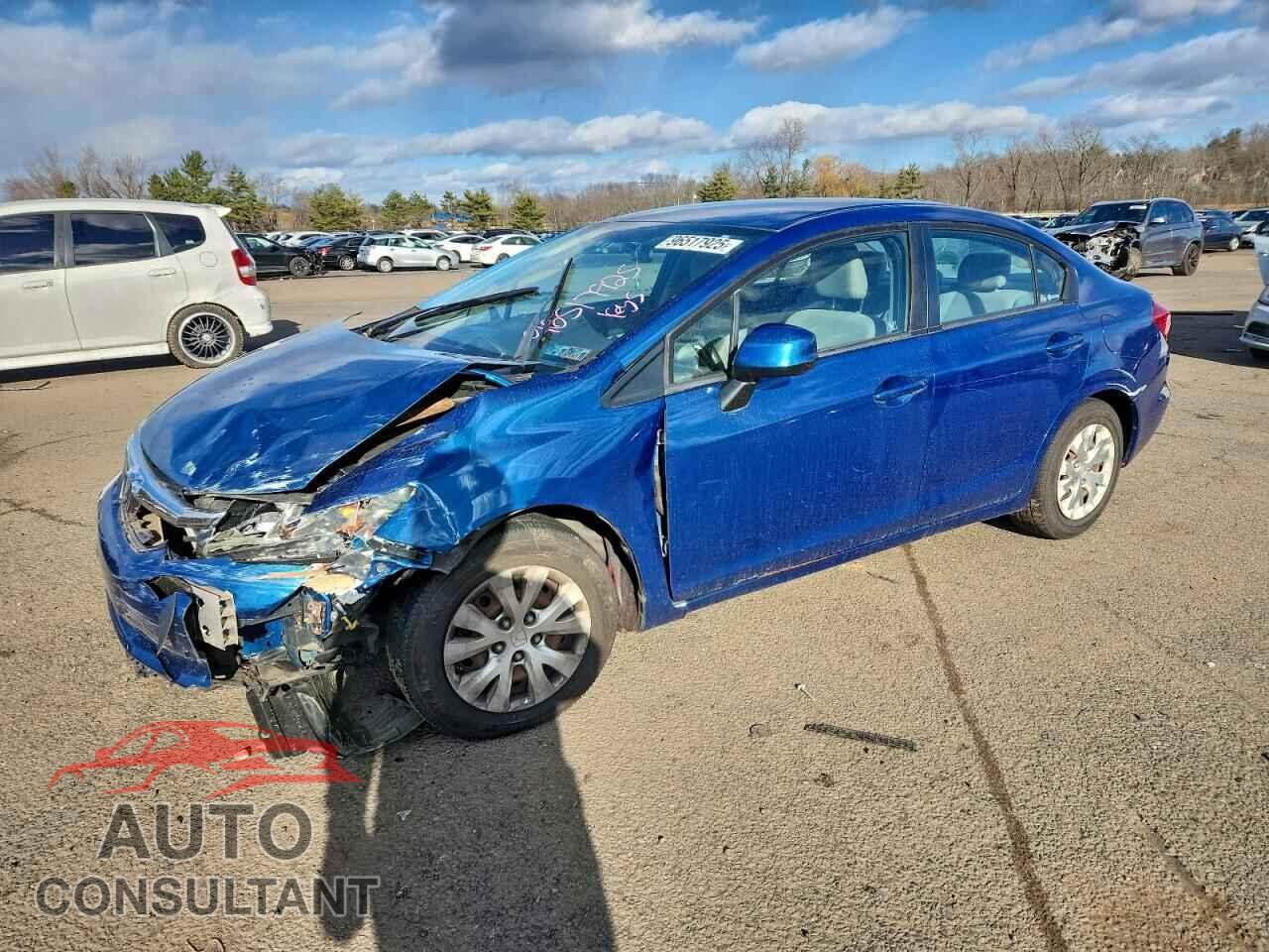 HONDA CIVIC 2012 - 19XFB2F55CE338721