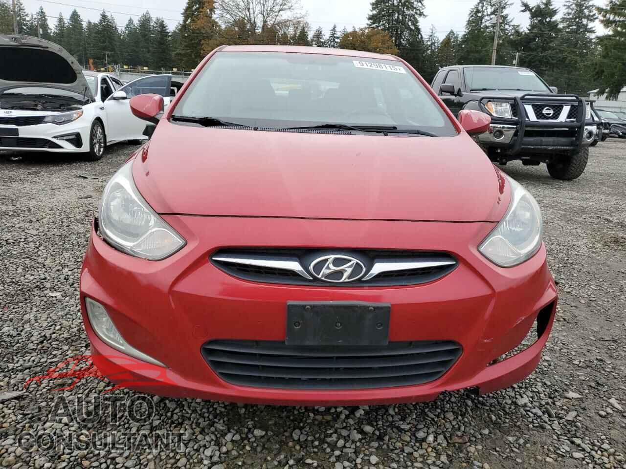 HYUNDAI ACCENT 2012 - KMHCU5AE8CU037198