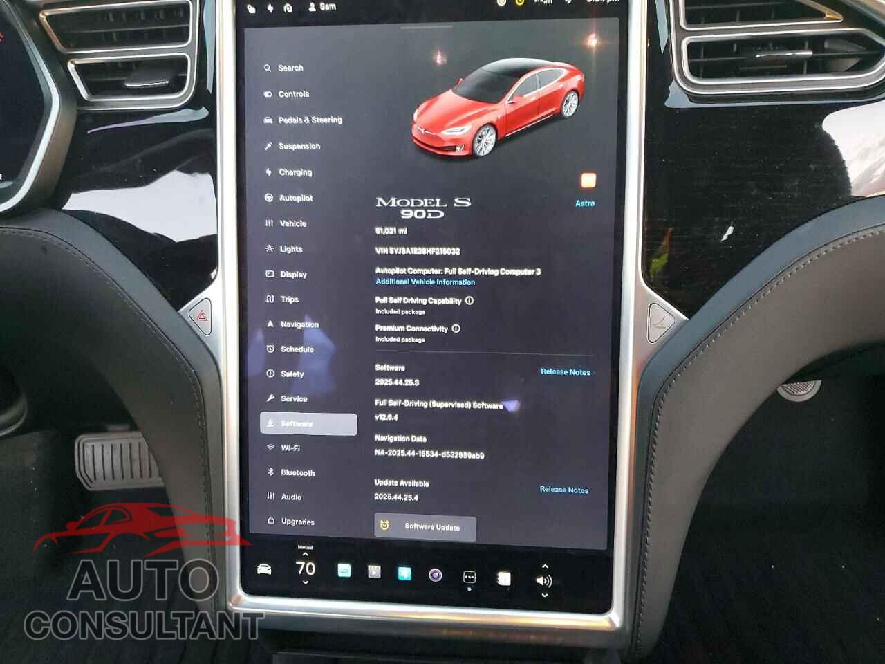 TESLA MODEL S 2017 - 5YJSA1E28HF215032