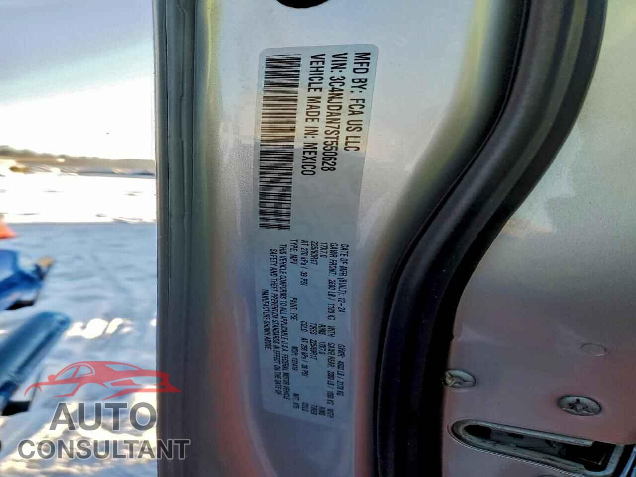 JEEP COMPASS 2025 - 3C4NJDAN7ST550628