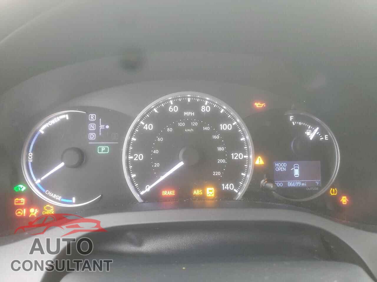 LEXUS CT 200 2012 - JTHKD5BHXC2106704
