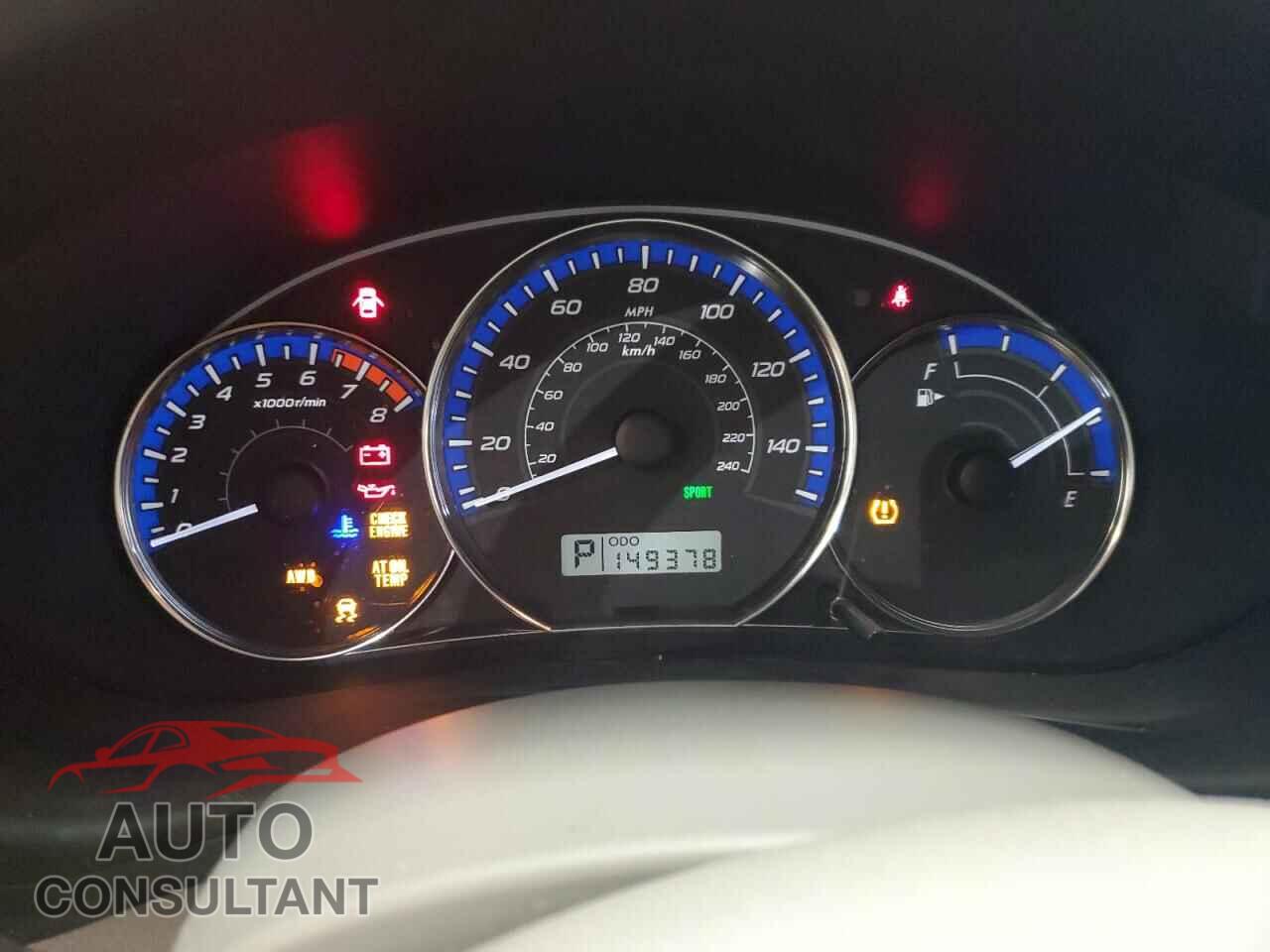 SUBARU FORESTER 2011 - JF2SHADC8BH782890
