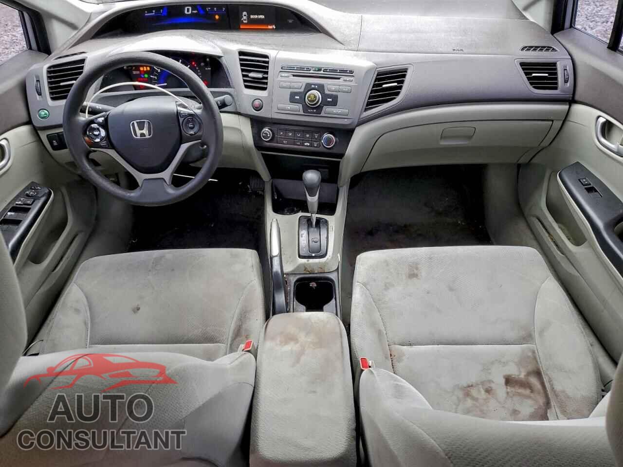 HONDA CIVIC 2012 - 19XFB2F56CE048312