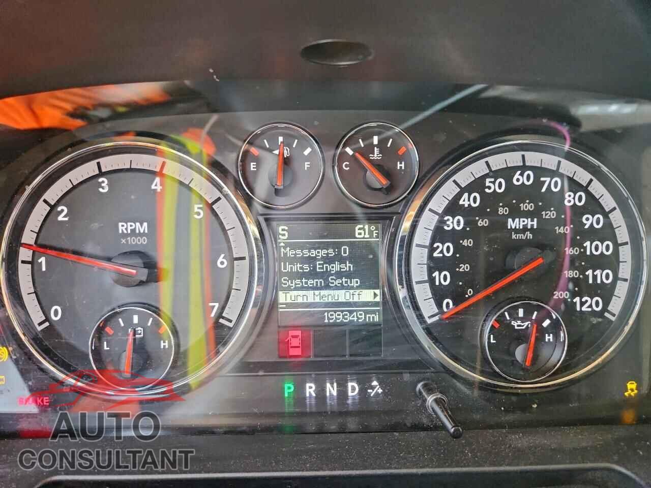 DODGE RAM 1500 2012 - 1C6RD7LT1CS150936
