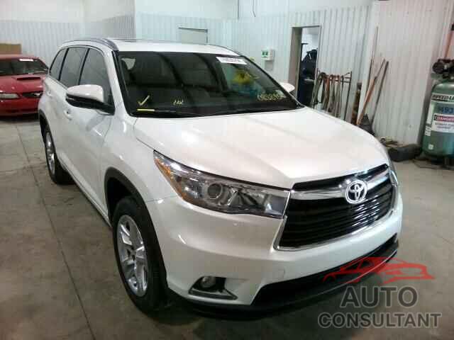 TOYOTA HIGHLANDER 2015 - 5TDYKRFH2FS088845