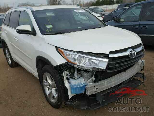 TOYOTA HIGHLANDER 2015 - 5TDDKRFH6FS181995