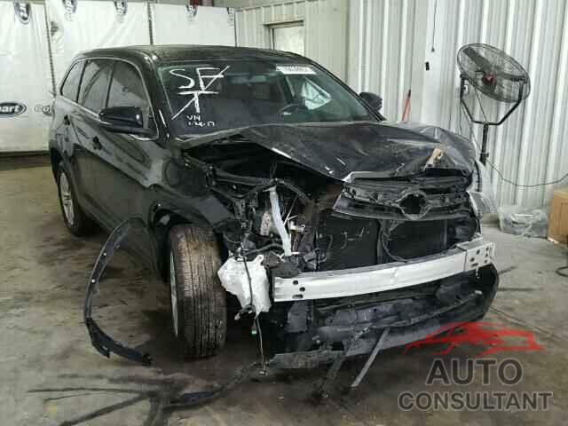 TOYOTA HIGHLANDER 2015 - 5TDZARFH8FS016510