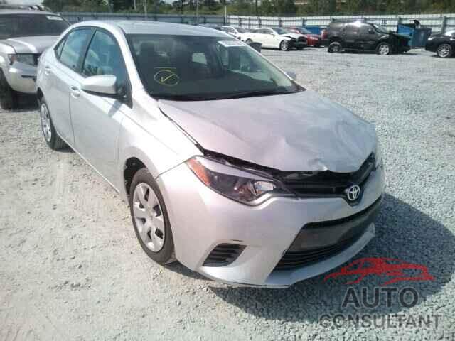 TOYOTA COROLLA 2016 - 2T1BURHE2GC532495