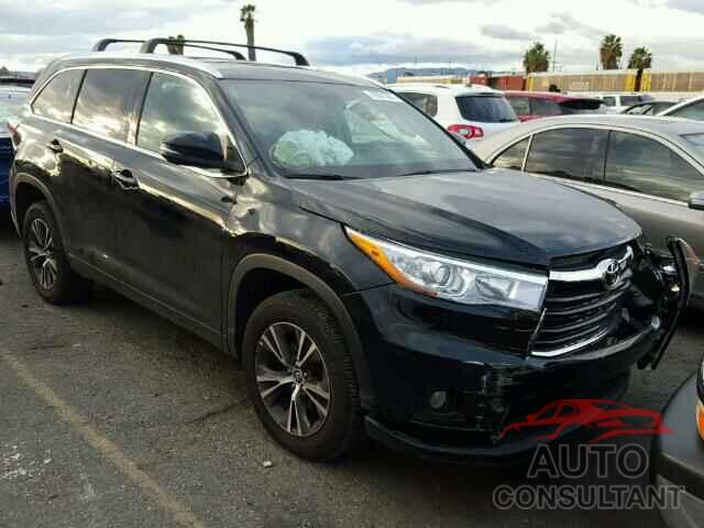 TOYOTA HIGHLANDER 2016 - 5TDKKRFH3GS145206