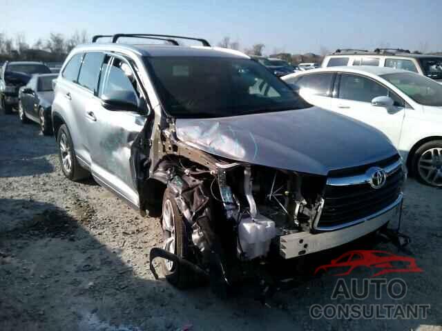 TOYOTA HIGHLANDER 2015 - 5TDKKRFHXFS049703