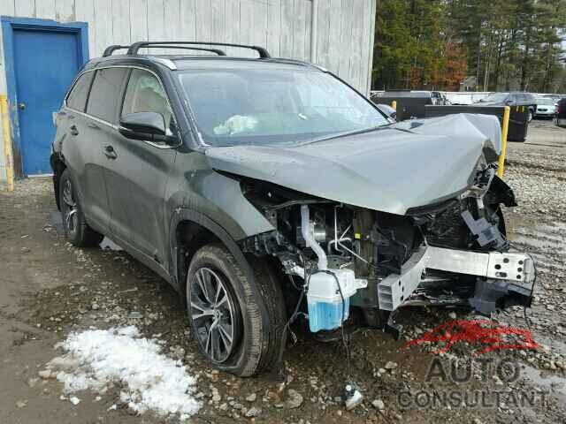 TOYOTA HIGHLANDER 2016 - 5TDJKRFH7GS243313