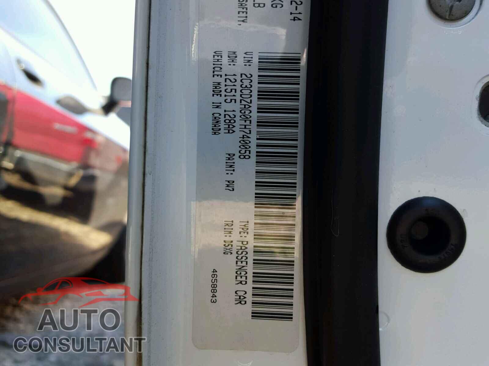 DODGE CHALLENGER 2015 - 2C3CDZAG0FH740058