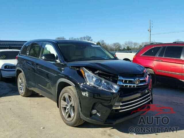 TOYOTA HIGHLANDER 2017 - 5TDDZRFH1HS371024