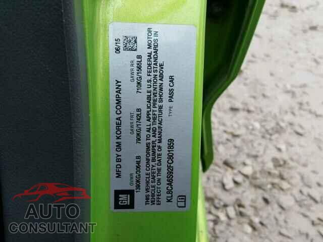 CHEVROLET SPARK 2015 - KL8CA6S92FC801859