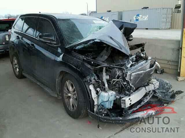 TOYOTA HIGHLANDER 2015 - 5TDZKRFH7FS092636