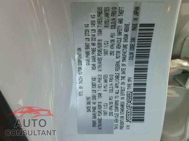 MAZDA CX-9 2015 - JM3TB3CV2F0468652