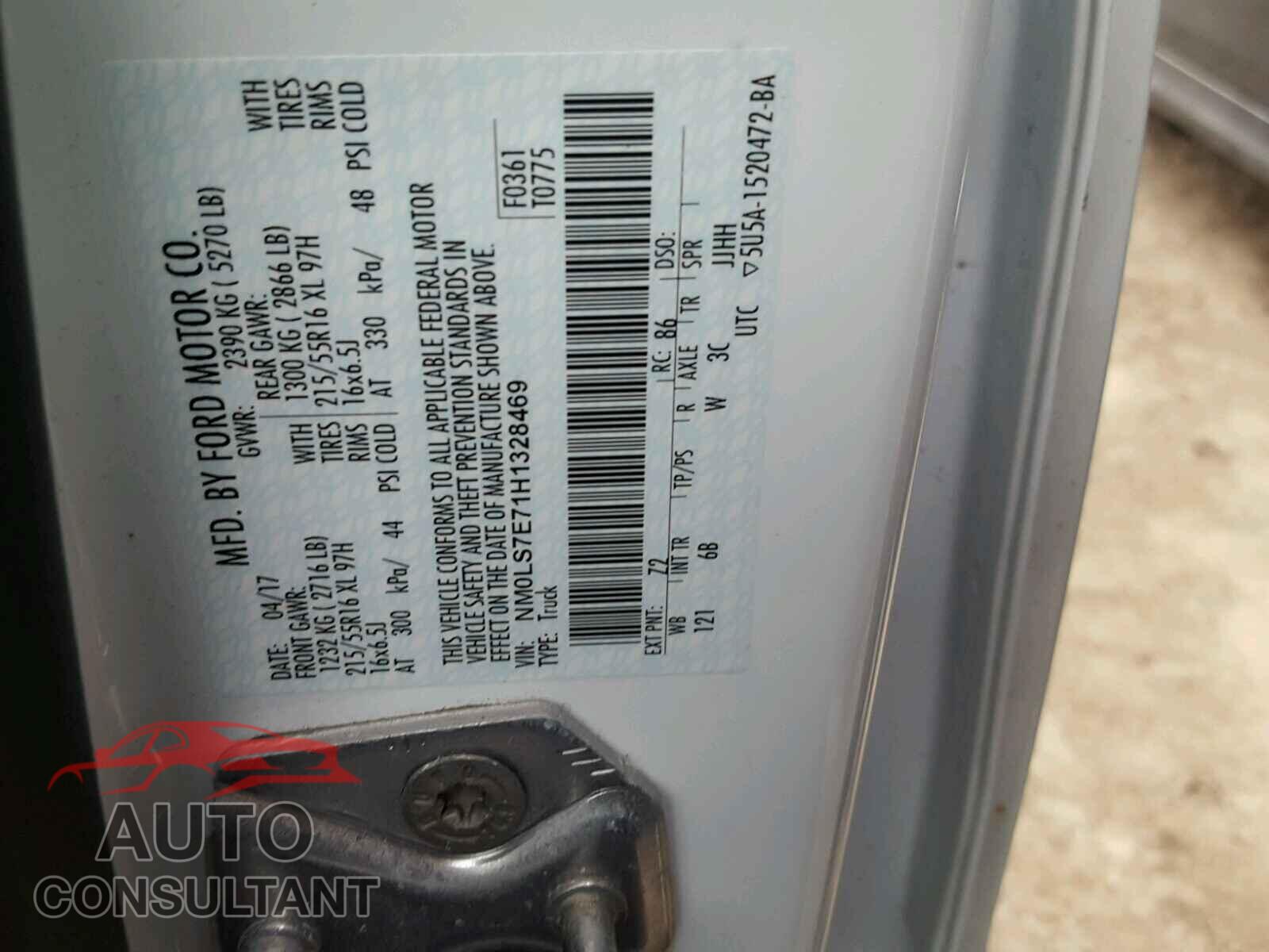FORD TRANSIT CO 2017 - NM0LS7E71H1328469