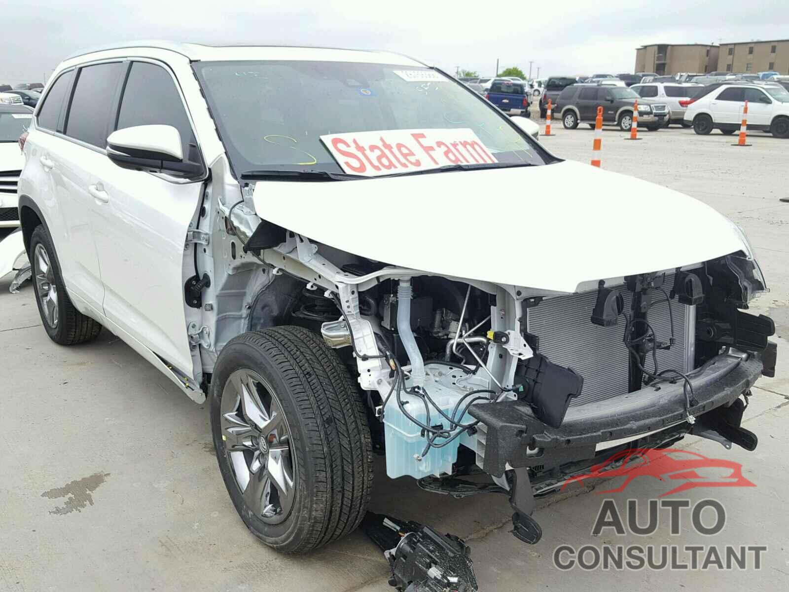 TOYOTA HIGHLANDER 2018 - 5TDYZRFHXJS247955