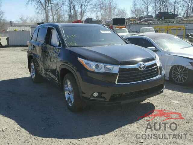 TOYOTA HIGHLANDER 2015 - 5TDYKRFH4FS059041