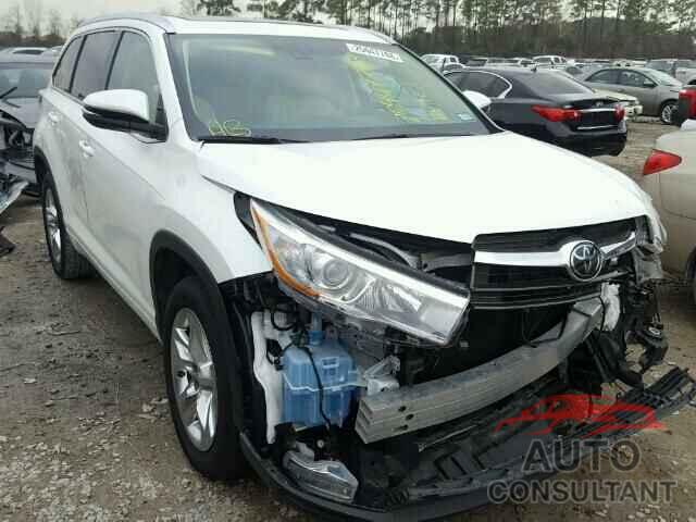 TOYOTA HIGHLANDER 2016 - 5TDYKRFH3GS159827
