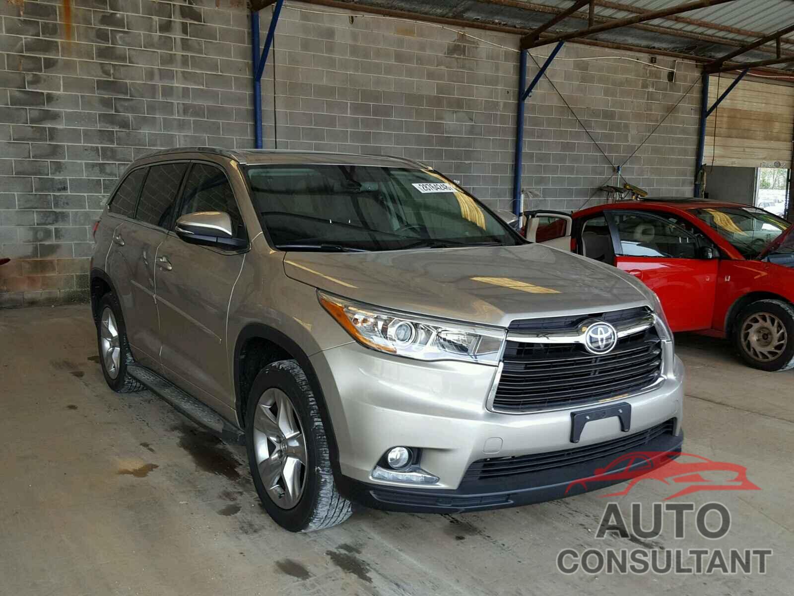 TOYOTA HIGHLANDER 2015 - 5TDYKRFH2FS093849