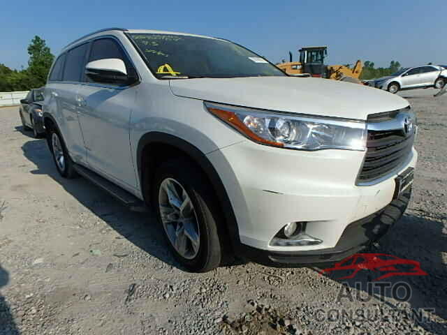TOYOTA HIGHLANDER 2015 - 5TDYKRFH1FS068084