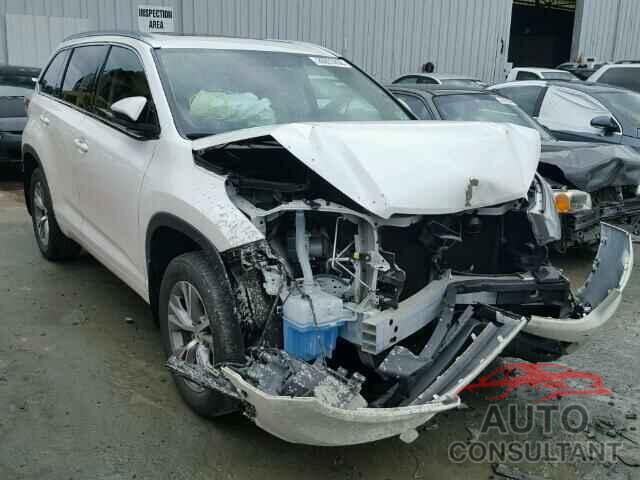 TOYOTA HIGHLANDER 2015 - 5TDJKRFH6FS142844